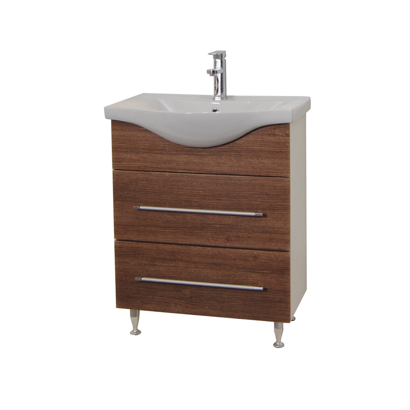 Baza si lavoar , Badenmob , seria 187- 65cm, bambus