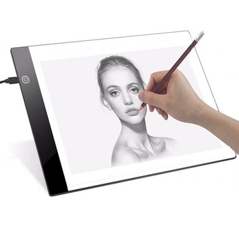 Suport platforma Andyluc® iluminata LED pentru desen, schite, proiecte, radiografii, tatuaje, format A4 Suport platforma Andyluc® iluminata LED pentru desen, schite, proiecte, radiografii, tatuaje, format A4