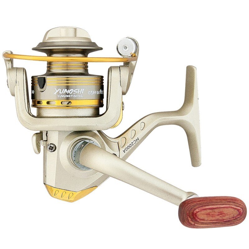 Mulineta Yumoshi, model HC2000A, 1 R, destinata pentru spinning/bolognesa, frana pe fata