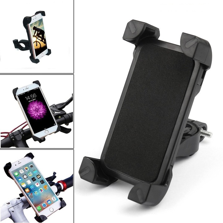 Универсална стойка за колело за смартфон, Universal bike holder, анти - вибрация, мотостойка за телефон