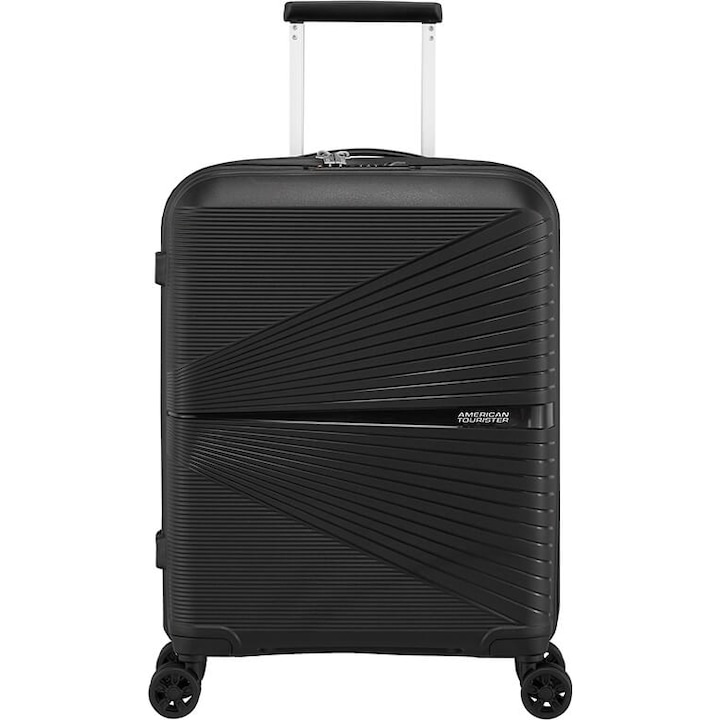 Куфар American Tourister Airconic Spinner, TSA, Onyx Black, 55x40x20 см