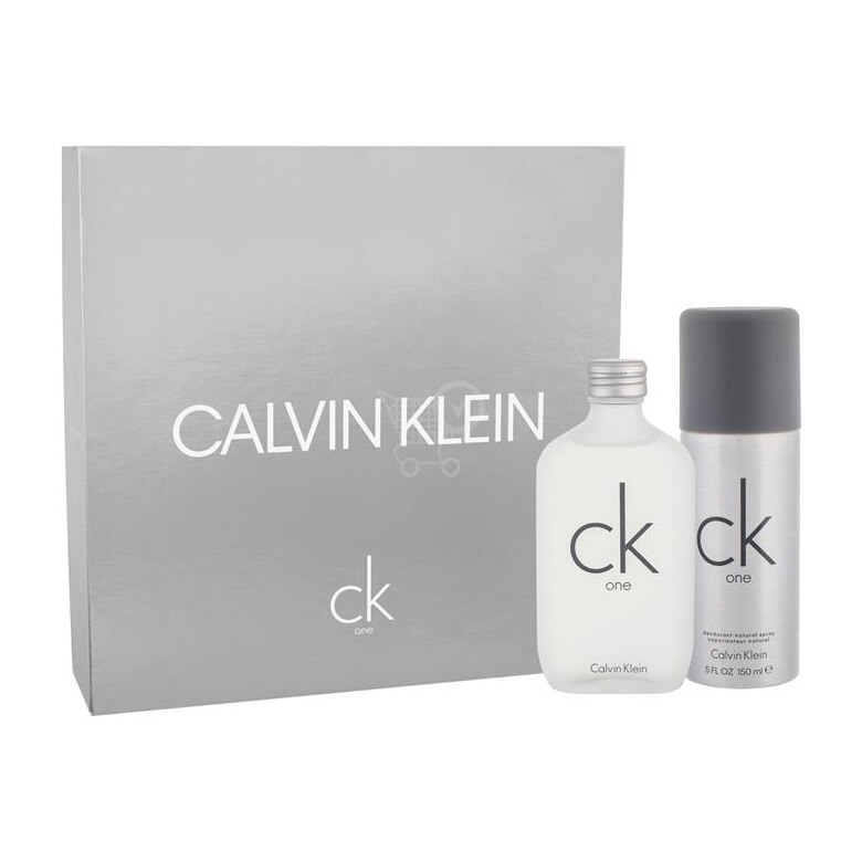 Set Calvin Klein, One, Unisex: Apa de Toaleta, 100 ml + Deodorant Spray, 150 ml