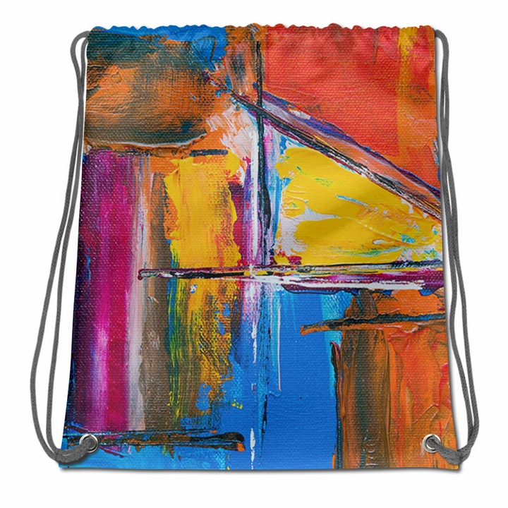 Rucsac ArtWear Abstract Colorat, Geometric, Decoratiuni, 38 x 48 cm