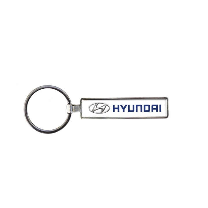 Breloc metalic personalizat numar auto, Hyundai, argintiu, Pop Radu Daniel II