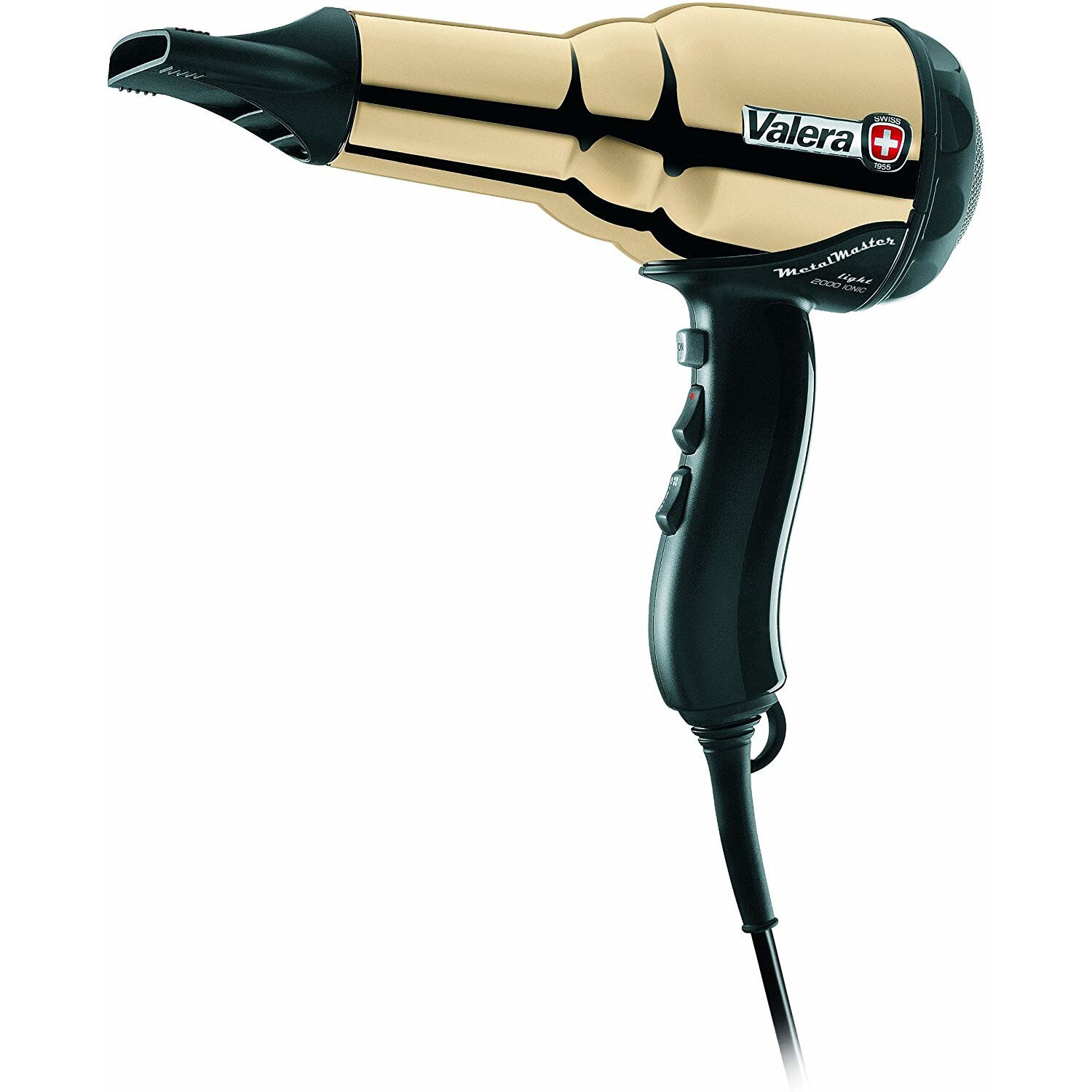 Uscator de par Valera Swiss MetalMaster Light 2000 Ionic, 2000 w, generator de ioni, auriu / negru