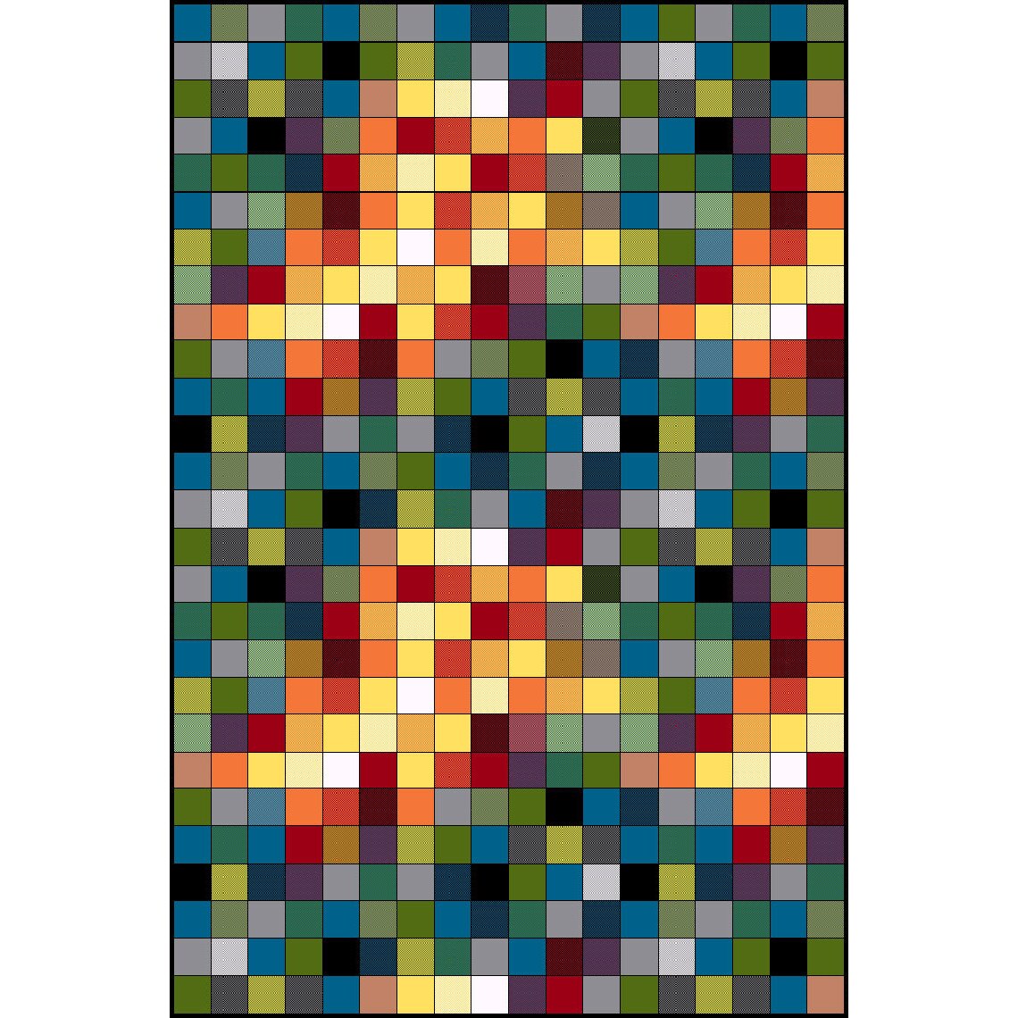 Covor Modern, Kolibri 11161, Multicolor, 160x230 cm, 2300 gr/mp