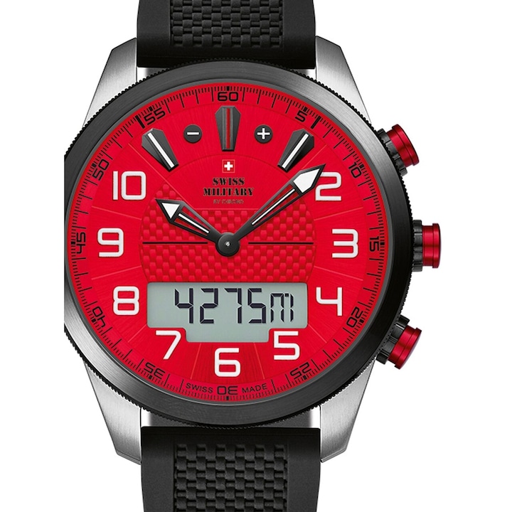 Мъжки часовник Swiss Military By Chrono SM34061.02, 45mm, 10ATM