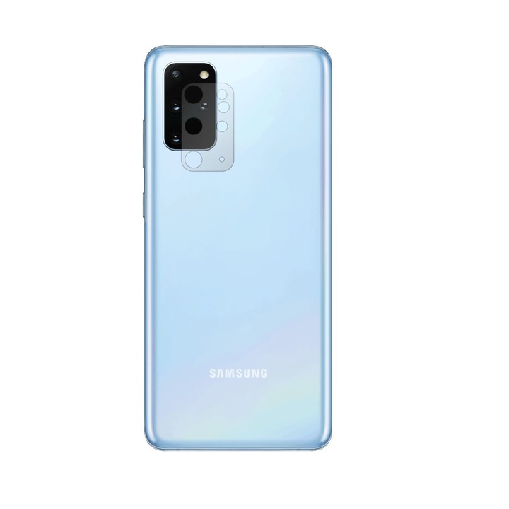 Комплект от 2x Invisible Skinz UHD самовъзстановяващо се защитно фолио за камера за Samsung Galaxy S20+ Plus, (5G) - ултра-прозрачно силиконово фолио с пълно покритие, залепващо и гъвкаво