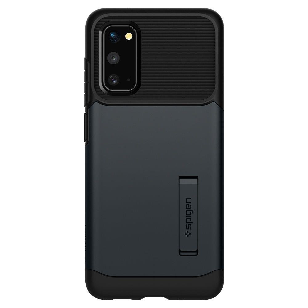 Husa Samsung Galaxy S20 Spigen Slim Armor Metal Slate