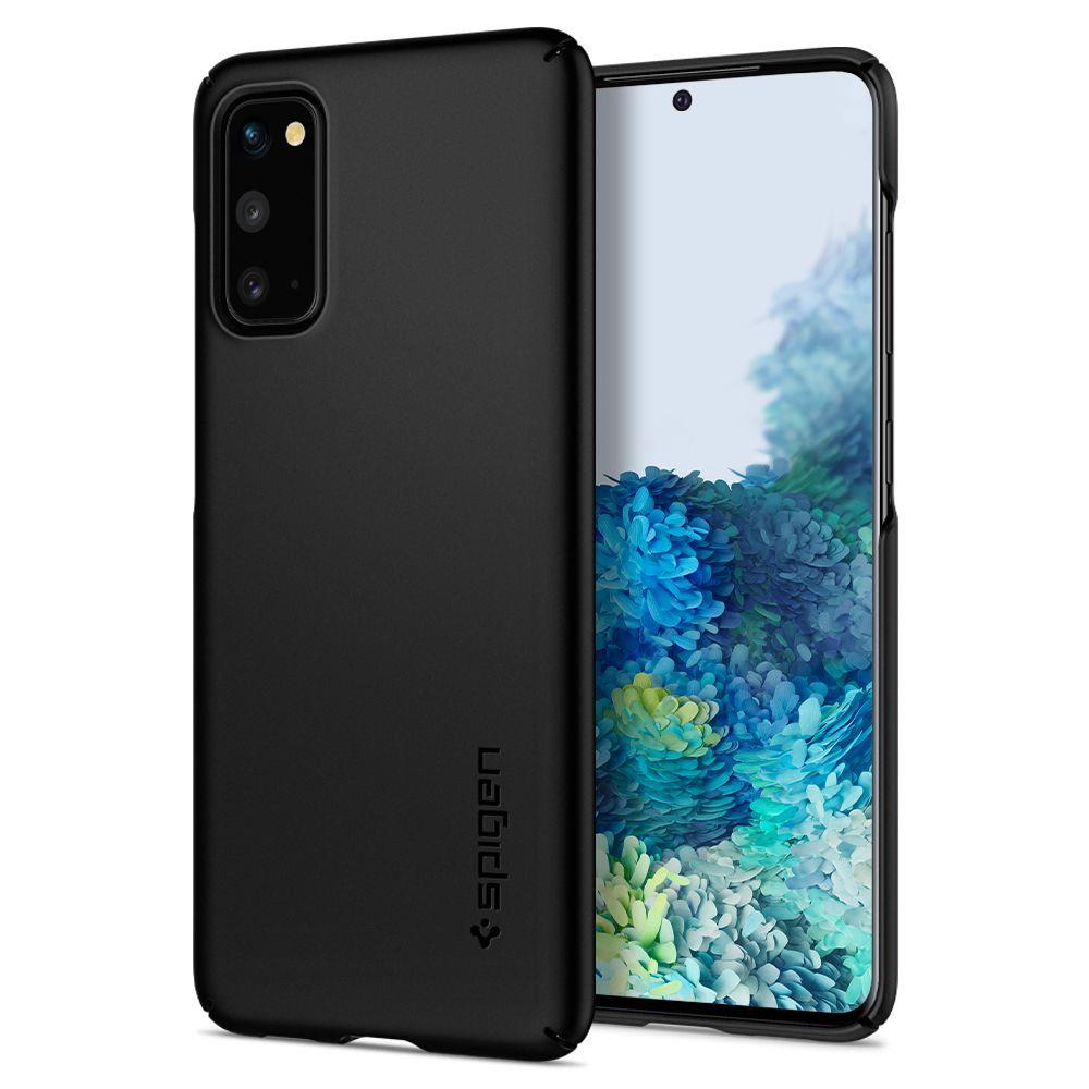 Husa Samsung S20 SPIGEN THIN FIT Neagra