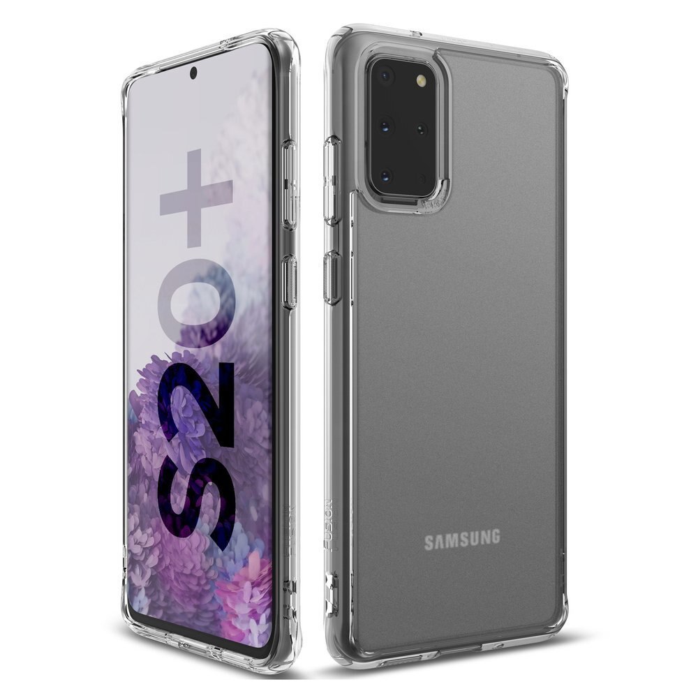 Husa Samsung S20 Plus Ringke Fusion Matte PC Transparenta