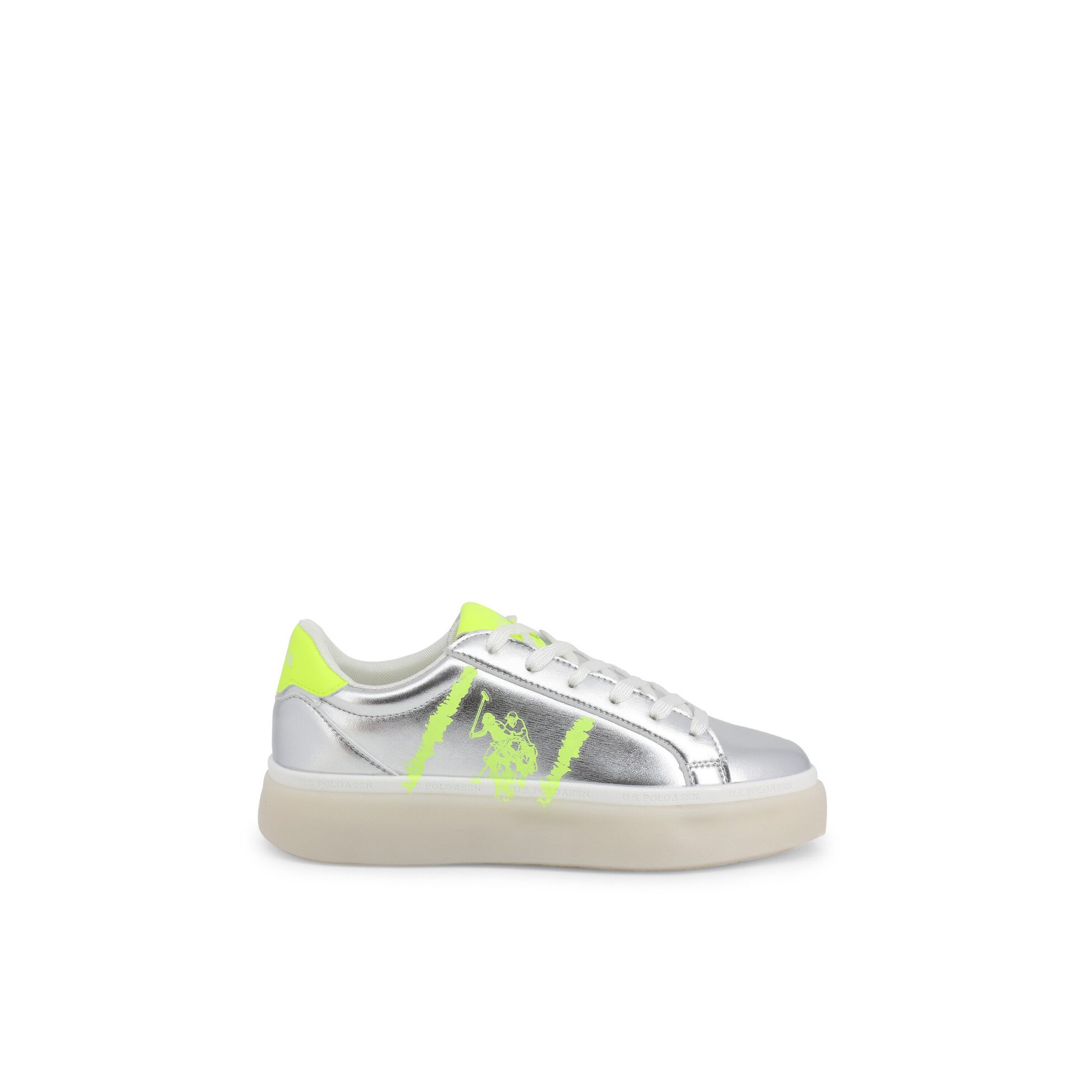 Pantofi sport Blanch argintii US POLO ASSN, Argintiu