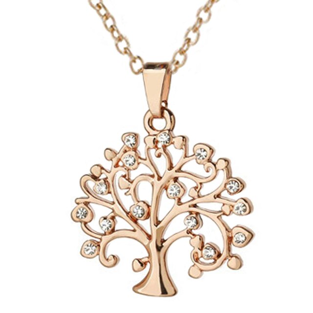 Lantisor copac dama, auriu, 45 cm lungime