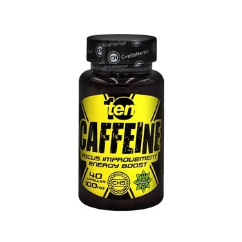 Supliment nutritiv cu cofeina Cvetita Herbal, 40 de capsule Supliment nutritiv cu cofeina Cvetita Herbal, 40 de capsule