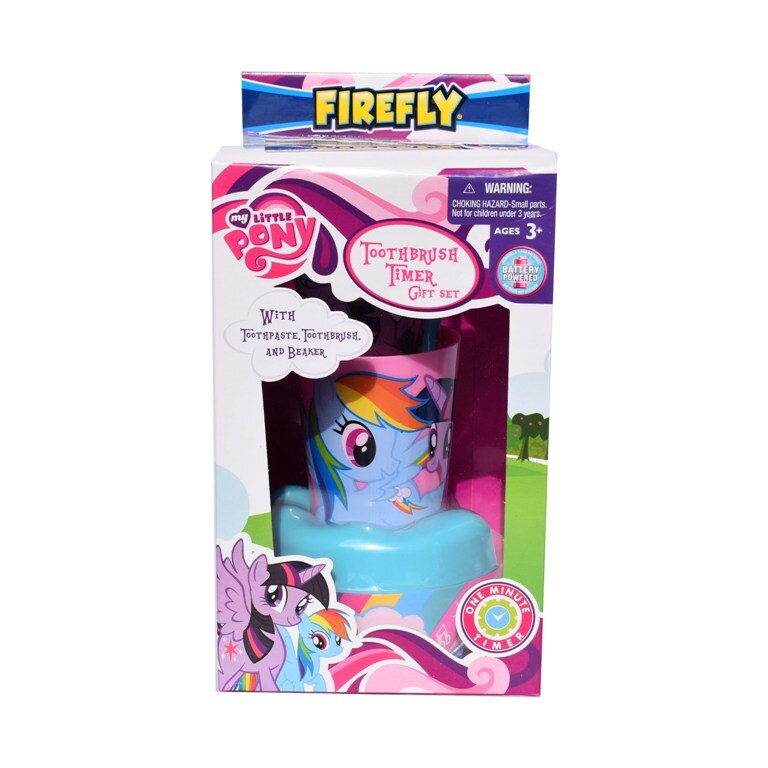 Set ingrijire orala Poney cu suport, periuta cu capac, pasta de dinti 75ml-gust capsuni,suport 3D,Dr. Fresh, 36 luni+