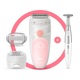 Epilátor Braun Silk-epil 5 5-820 SensoSmart™, Wet & Dry, 28 csipesz, 2 sebesség, borotvafej, trimmer, utazótáska, rózsaszín/fehér