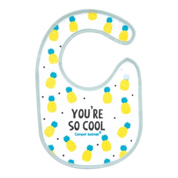 Baveta impermeabila „So Cool“, Canpol babies®, bumbac si poliester, turcoaz Baveta impermeabila „So Cool“, Canpol babies®, bumbac si poliester, turcoaz