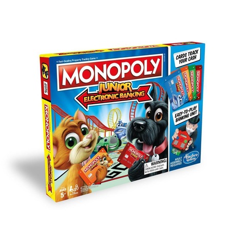 Joc De Societate Hasbro Monopoly Junior Electronic Banking Ro Emag Ro