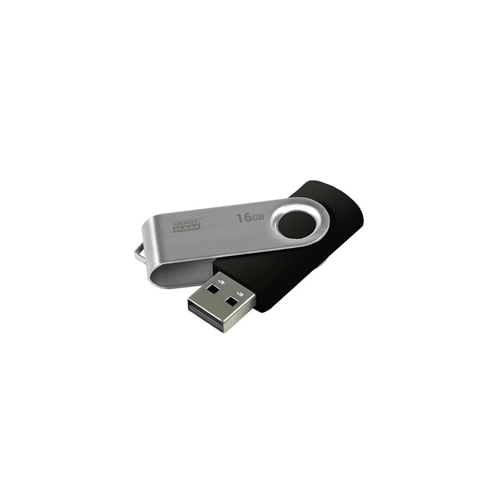 GoodRam USB Memória, 16 GB, USB 2.0, Fekete