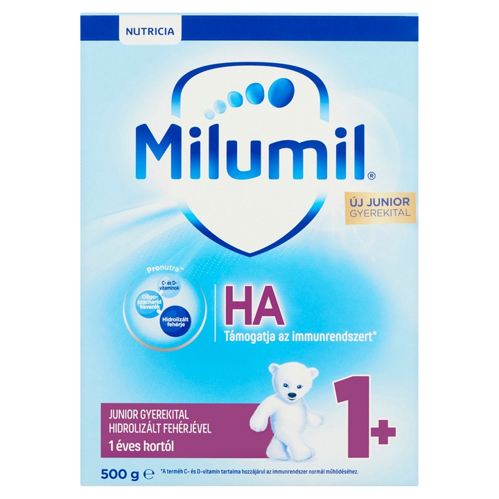 Milumil HA Junior 1 anyatej-helyettesítő tápszer, 12 hónapos kortól, 500 g