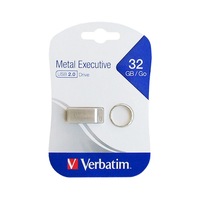 memory stick usb 20 verbartim metal executive 32 gb metalic rezistent la apa fara capac imagen 14_0_
0