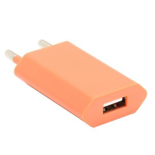 Incarcator retea E-boda, Portocaliu, 1A, 5V