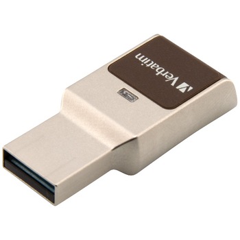 Memorie USB Verbatim Fingerprint Secure 32GB, USB 3.0, AES 256-bit hardware encryption Memorie USB Verbatim Fingerprint Secure 32GB, USB 3.0, AES 256-bit hardware encryption