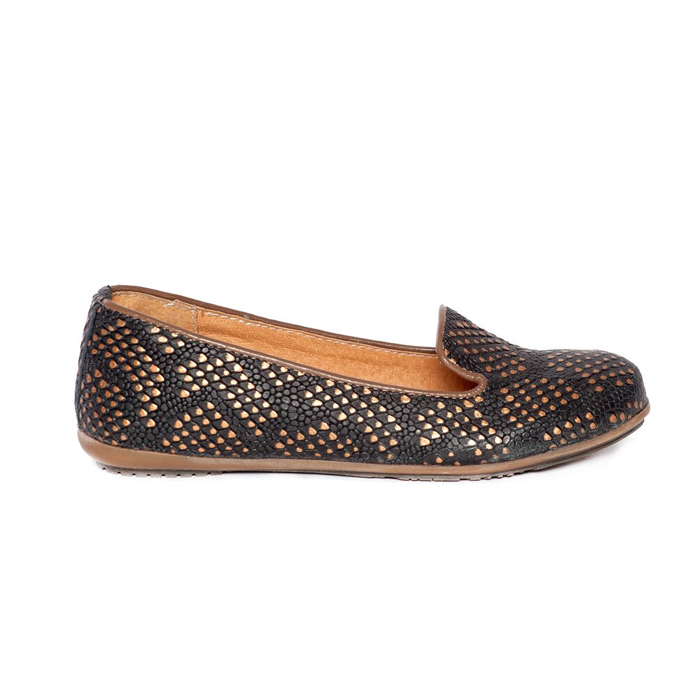 Balerini piele AMIA, Negru print