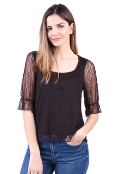 Bluza dama Dark Chocolate, Negru, Only, Marimea M 38 EU Bluza dama Dark Chocolate, Negru, Only, Marimea M 38 EU