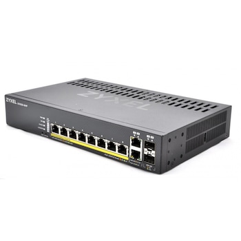 Switch 8-port ZyXEL GS1920-8HPV2, Gigabit, cu management, PoE Switch 8-port ZyXEL GS1920-8HPV2, Gigabit, cu management, PoE