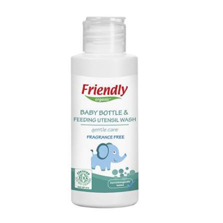 Препарат за ръчно измиване на бебешки шишета и съдове 100 мл. Friendly Organic FR-01826