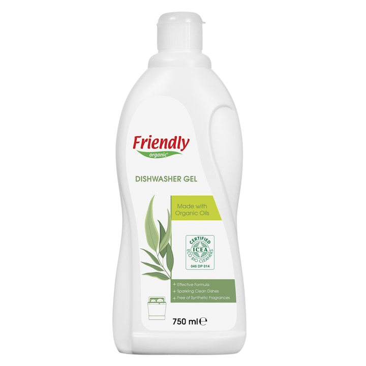 Препарат за съдомиялна (гел) 750 мл. Friendly Organic FR-01857
