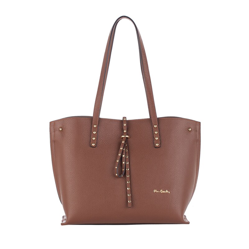 Geanta de umar, Pierre Cardin, PCL1757D, Piele naturala, Maro