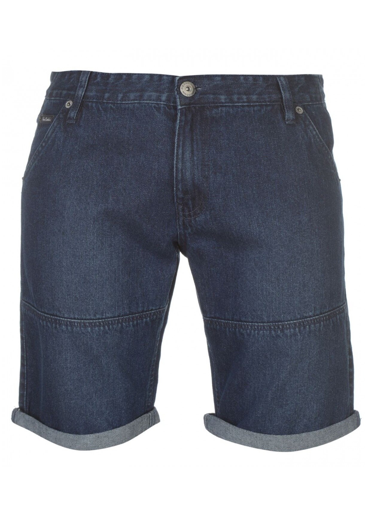 Pantaloni scurti din denim Pierre Cardin Tappered, Albastru inchis, M