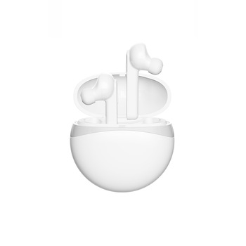 Casti TWS T21 , Bluetooth 5.0, True Wireless Stereo, Extra Bass, Cutie incarcare, binaurale, albe Casti TWS T21 , Bluetooth 5.0, True Wireless Stereo, Extra Bass, Cutie incarcare, binaurale, albe