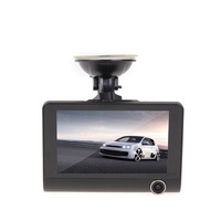 camera video auto tripla include fata spate si interior blackbox wdr aix video full hd 1080 p  display 4quot ips mod parcare g senzor detecteaza miscarea unghi 170 grade  culoare negru imagen 16_0_
0