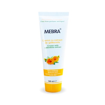 Crema cu extract de galbenele, Mebra, 100 ml Crema cu extract de galbenele, Mebra, 100 ml