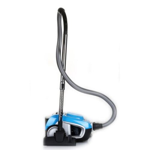 Aspirator Fara Sac Hausberg, 1200 W, Tehnologie Fara Sac, Capacitate Recipient 3 L, Cablu de Alimenatre 5 m, Design Modern, Albastru