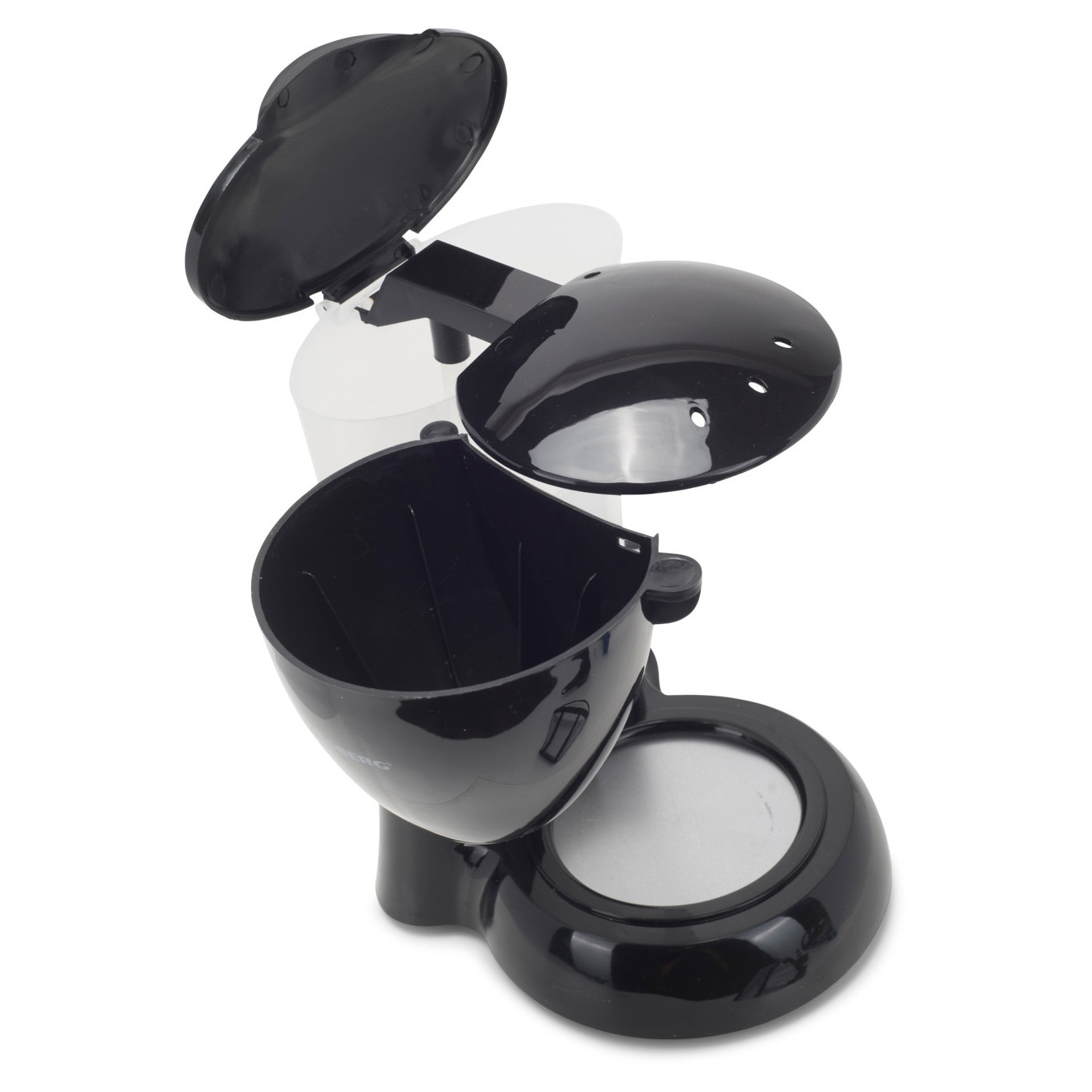 Filtru Cafea Hausberg, Putere 800 W, Capacitate 0,6 L, Inicator Luminos, Filtru Detasabil, Alimentare 230 V, Design Ergonomic, Negru