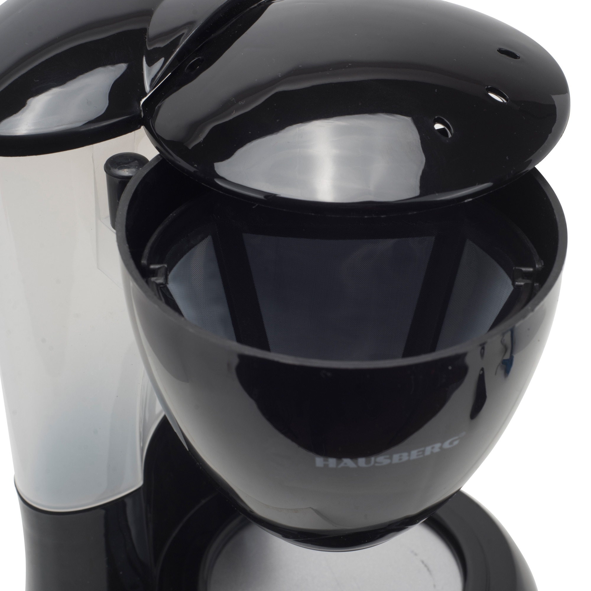 Filtru Cafea Hausberg, Putere 800 W, Capacitate 0,6 L, Inicator Luminos, Filtru Detasabil, Alimentare 230 V, Design Ergonomic, Negru