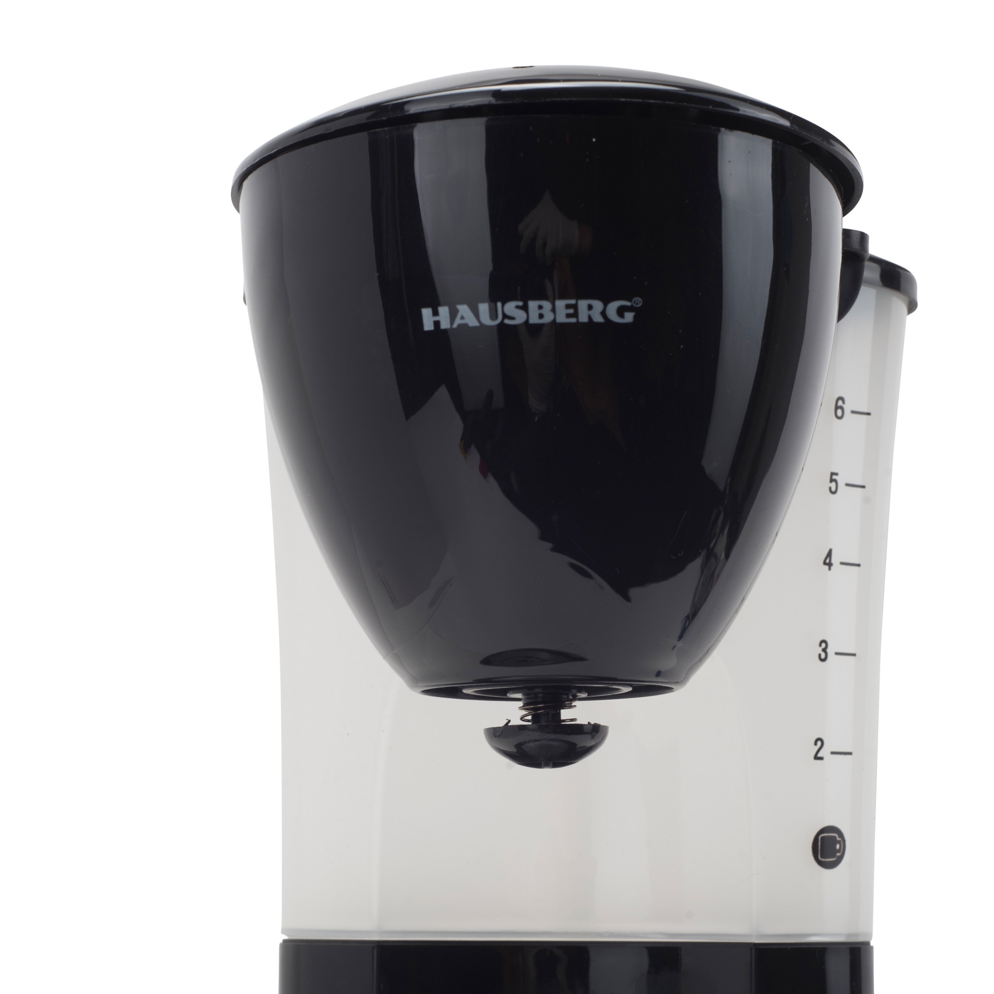 Filtru Cafea Hausberg, Putere 800 W, Capacitate 0,6 L, Inicator Luminos, Filtru Detasabil, Alimentare 230 V, Design Ergonomic, Negru