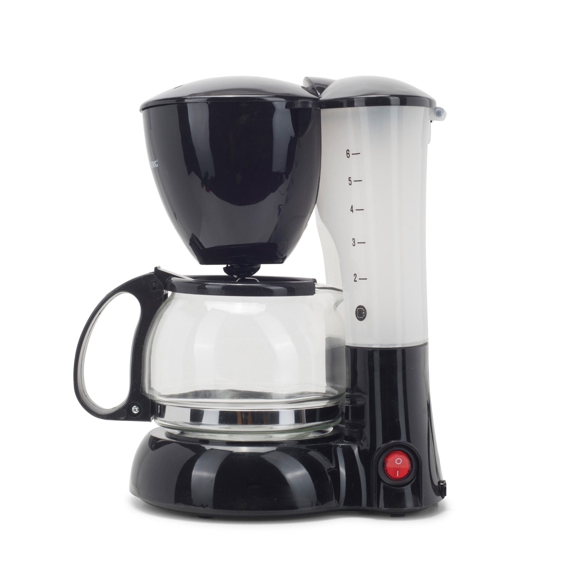 Filtru Cafea Hausberg, Putere 800 W, Capacitate 0,6 L, Inicator Luminos, Filtru Detasabil, Alimentare 230 V, Design Ergonomic, Negru