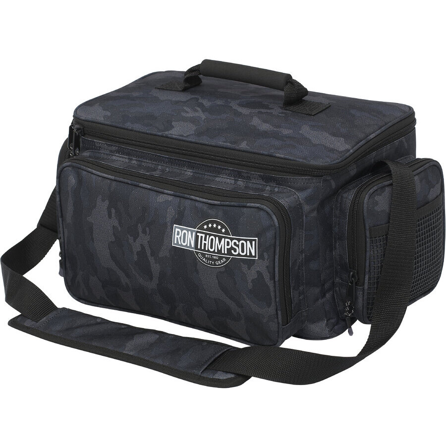 Geanta Ron Thompson Carry Camo Negru L 49X30X21 Cm