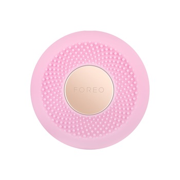 Dispozitiv FOREO UFO™ mini 2 Pearl Pink pentru aplicarea eficienta a Power Mask Device, pentru un tratament facial accelerat Dispozitiv FOREO UFO™ mini 2 Pearl Pink pentru aplicarea eficienta a Power Mask Device, pentru un tratament facial accelerat