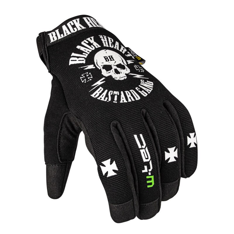 Manusi Moto W-TEC Black Heart Radegester, M, Negru