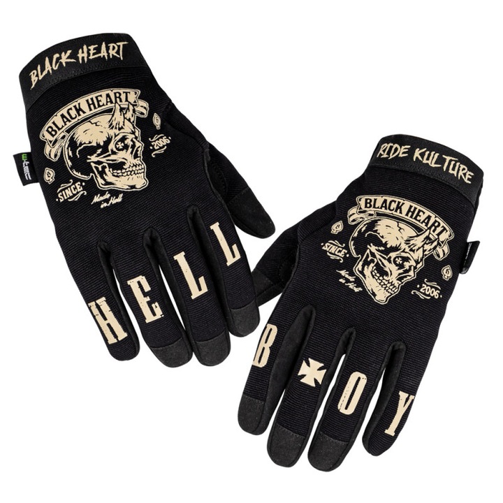 Manusi Moto W-TEC Black Heart Rioter, S, Negru