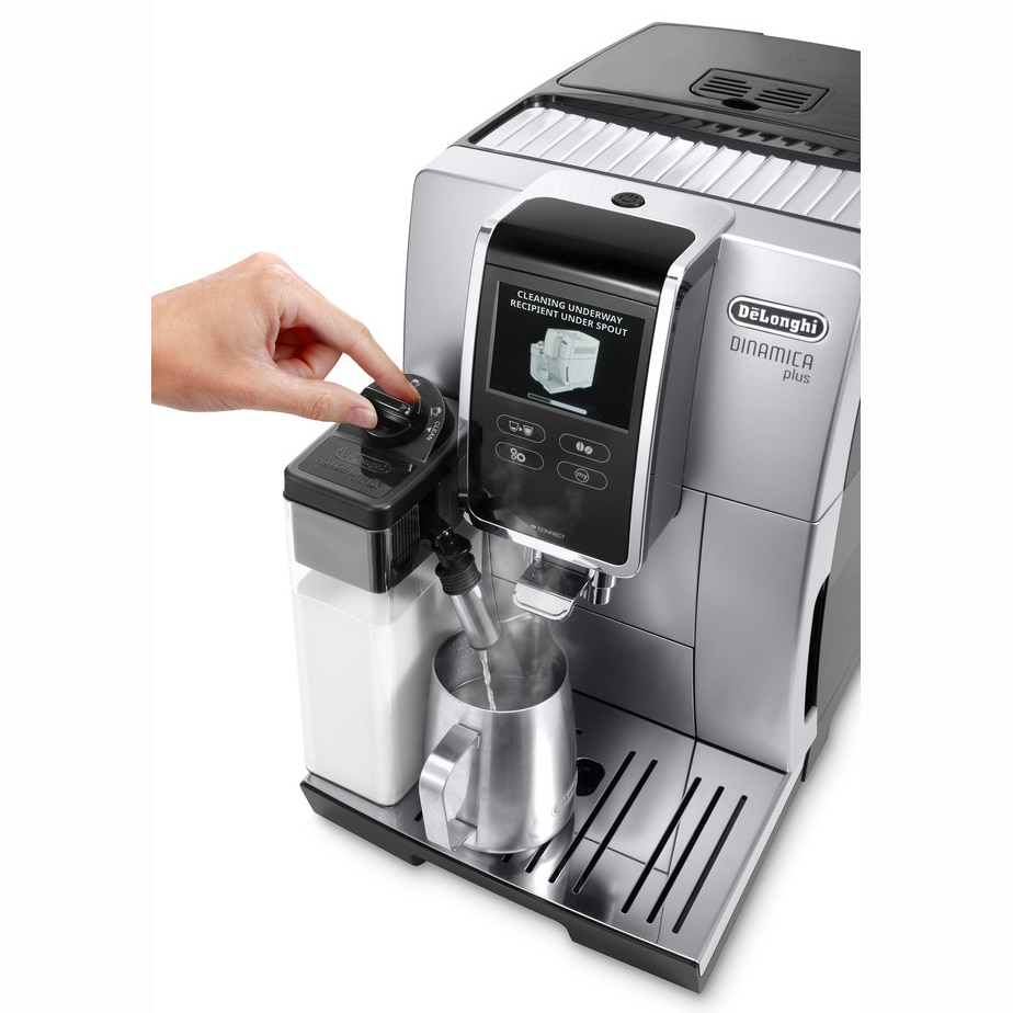 Espressor Automat De Longhi Dinamica Plus Ecam370 85 Sb 1450w 19 Bar Sistem Lattecrema Program My Coffee Bluetooth Gri Emag Ro