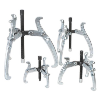 Set prese extractoare cu 3 brate, 4 piese, Sealey Set prese extractoare cu 3 brate, 4 piese, Sealey