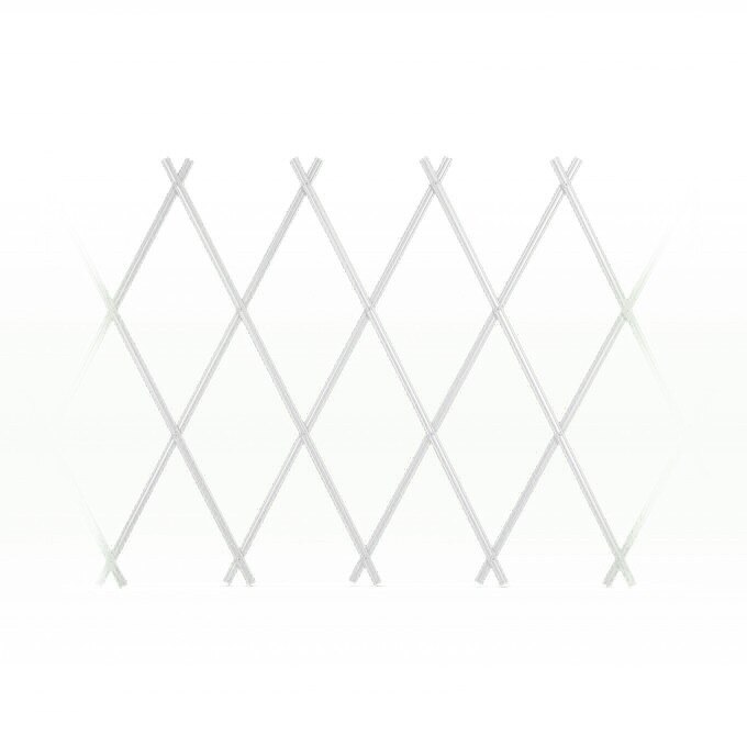 Gard/bordura flexibil, cu infigere in sol, plastic ABS, 200 x 100 cm, alb, ideal pentru delimitarea straturilor de flori, a trotuarelor de gradina, sau al gazonului