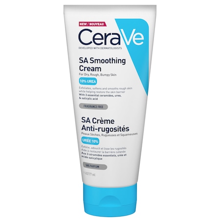 Crema hidratanta si exfolianta pentru corp CeraVe SA pentru pielea uscata, aspra, cu rugozitati 177gr